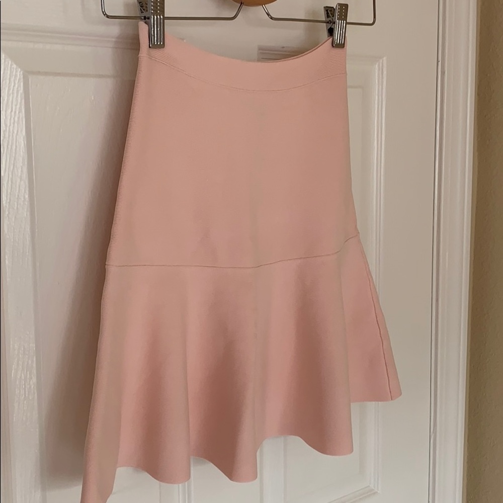 BCBG Nude Pink Skirt Size XS New